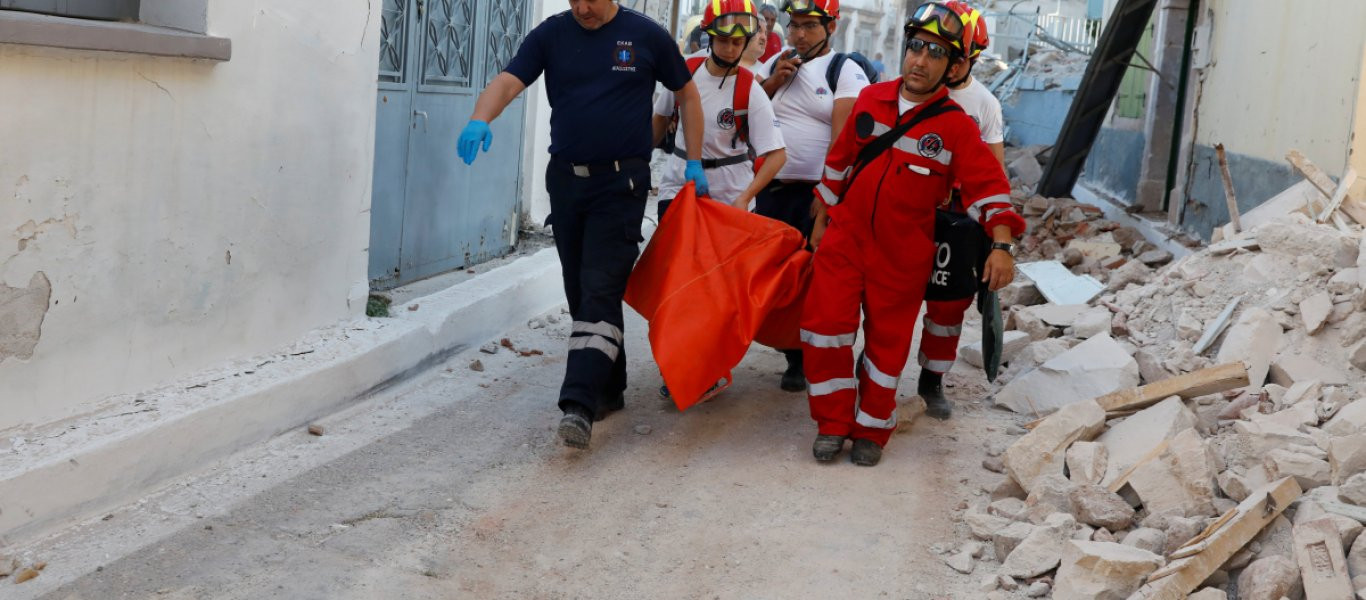 Το μέγεθος της καταστροφής στα Βρίσα αποκαλύπτει βίντεο απο drone (βίντεο)